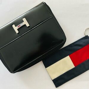 Tommy Hilfiger Zip Around Compact Wallet & Nylon Coin pouch